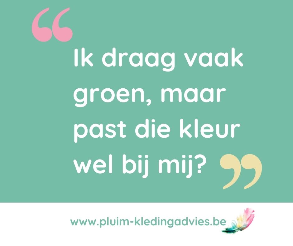 Kleuradvies: past de kleur groen bij mij?